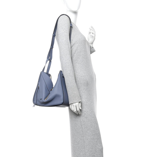 Calfskin Small Hammock Shoulder Bag Atlantic