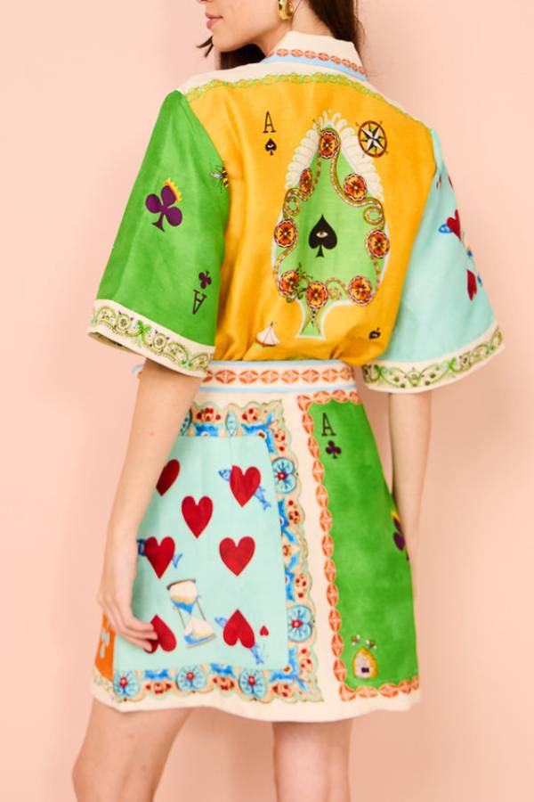 Minivestido Rummy multicolor de Panflay