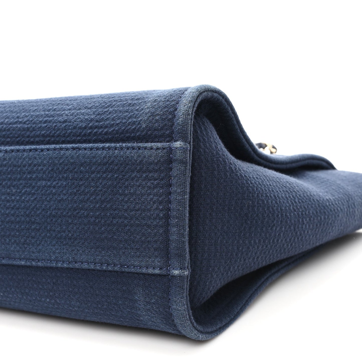 Mixed Fibers Small Deauville Tote Navy