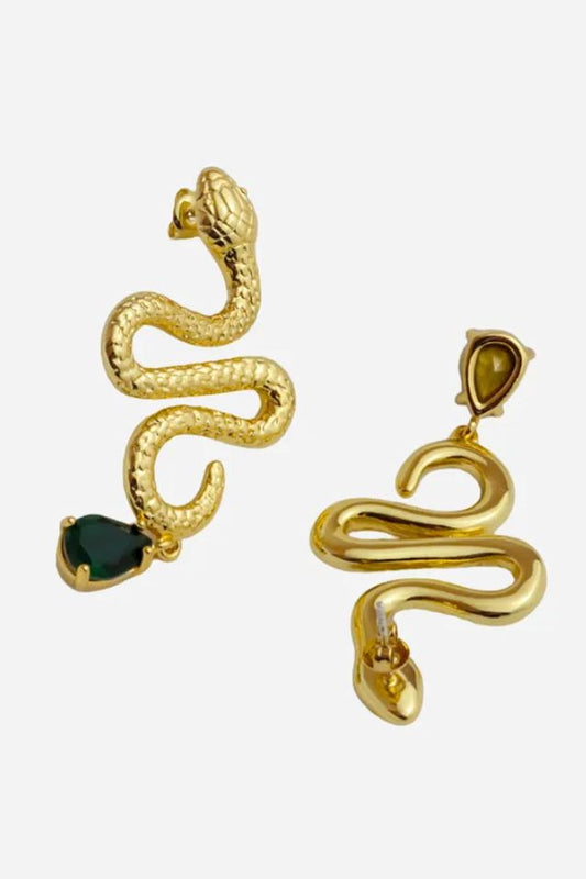 Pendientes de serpiente Adela