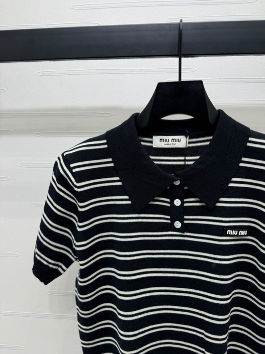 Miu 25 Polo T- Shirt Wool 233507
