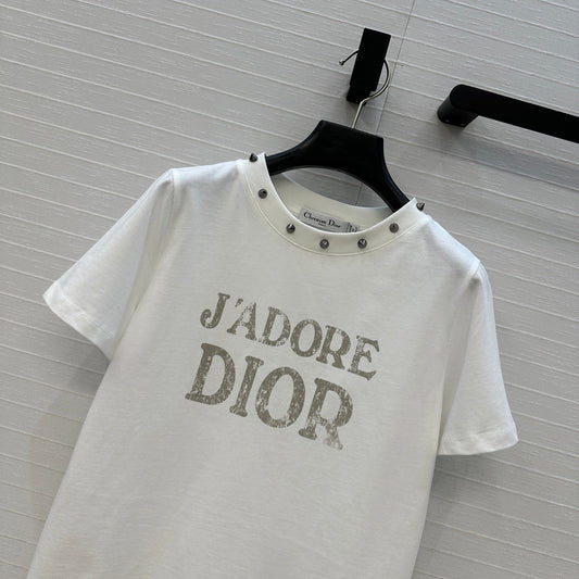 CD 25 J'Adore Dior T-shirt White Cotton