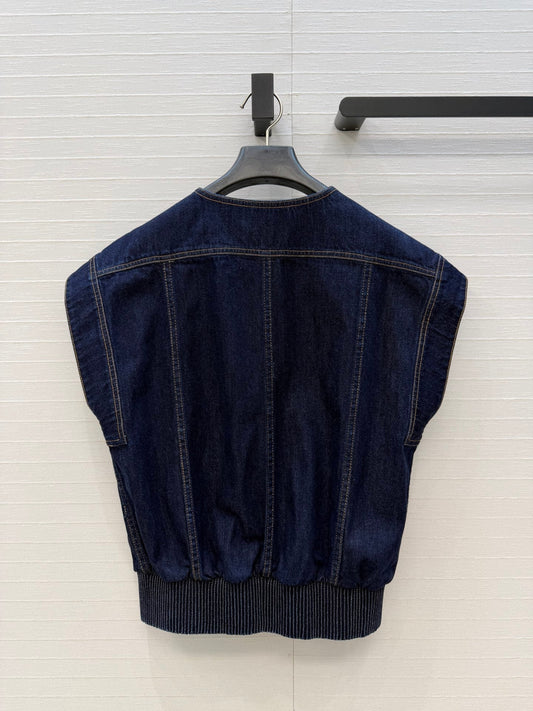 CC 26s Vest Jacket Dark Blue Denim 360879