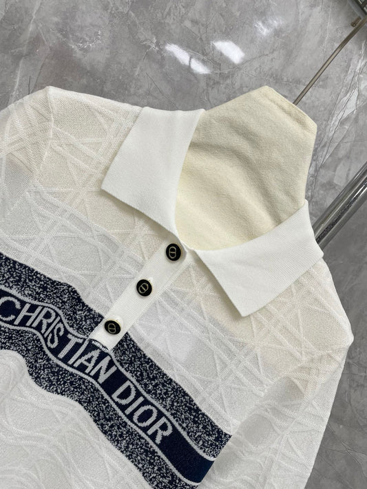 Dior 25 Polo Shirt Tencel with Wool 232755