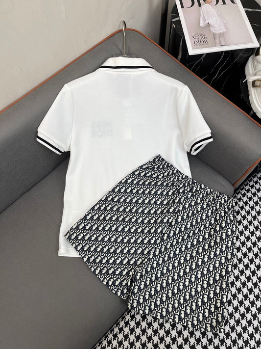 Dior 25C Polo T-Shirt Mix Short Dior Monogram 228677