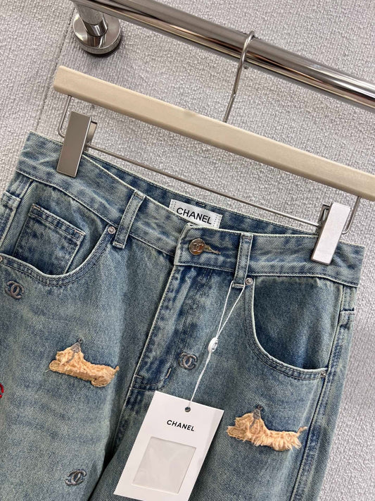 CHANEL 25S DENIM JEANS STYLE 124
