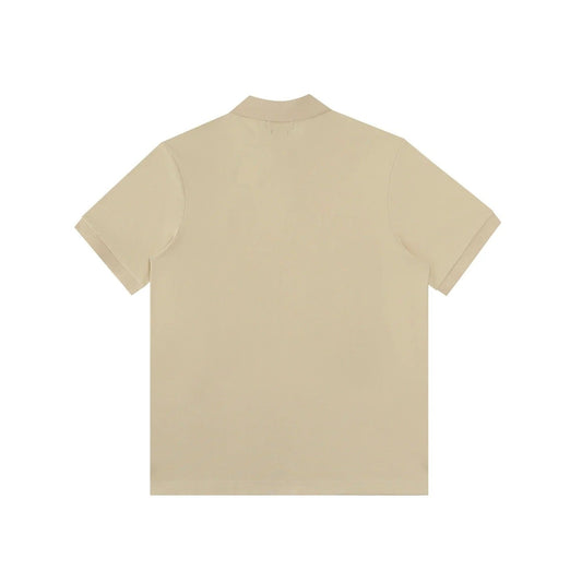 Ralph Lauren Custom Slim Fit Polo Shirt Beige Cotton