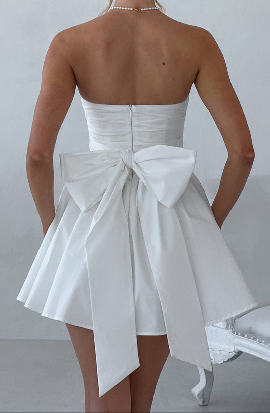 Africa Mini Dress - Ivory