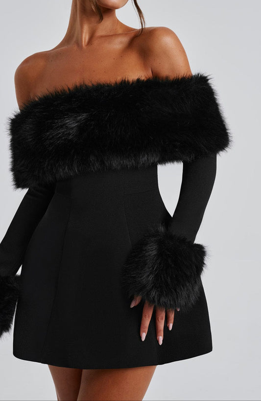 Mia Mini Dress - Black