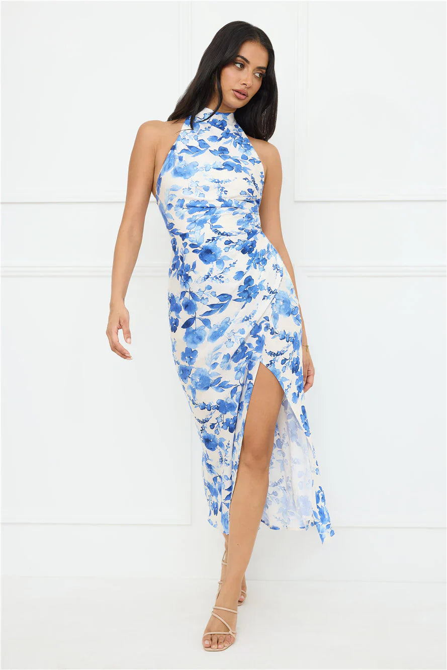 Cupid’S Kiss Halter Midi Dress