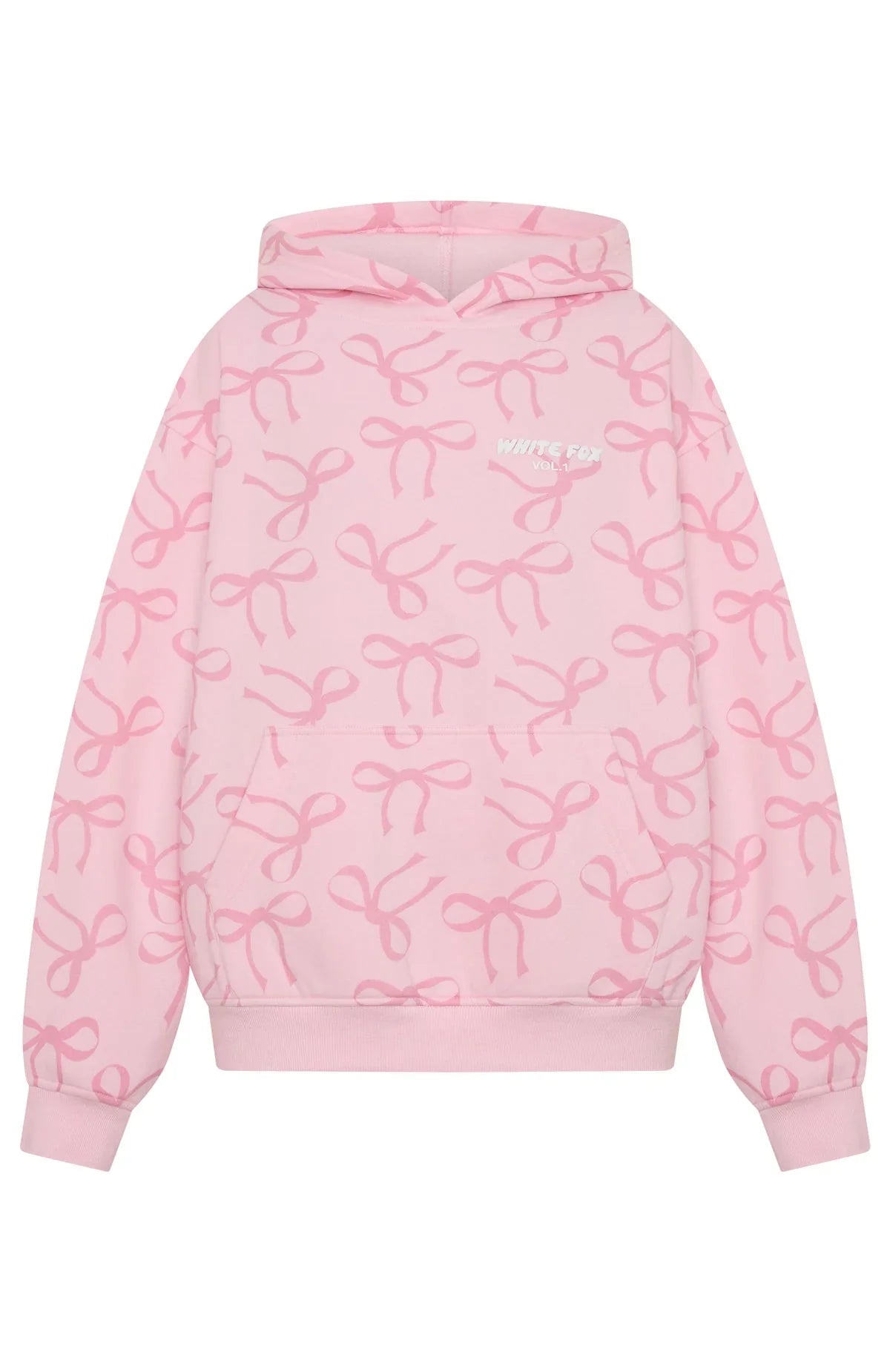 Vol. 1 Oversized Printed Hoodie Posy Bow