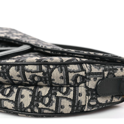 Oblique Saddle Bag Blue