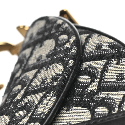 Oblique Mini Saddle Bag Blue