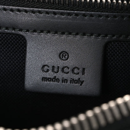 Soft GG Supreme Monogram Web Belt Bag Black Grey