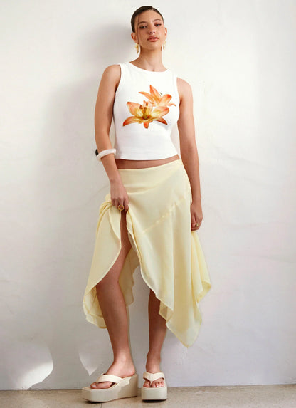 Carmela Tank Top - White
