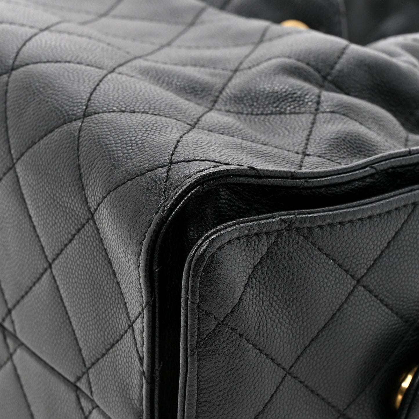 Caviar Quilted Small Chanel 25 Handbag Black