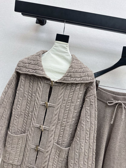 MAX MARA 25S OVERSIZED KNIT SET 033