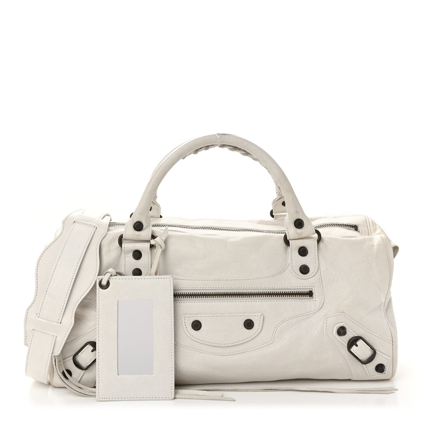 Agneau Classic Hardware Twiggy White