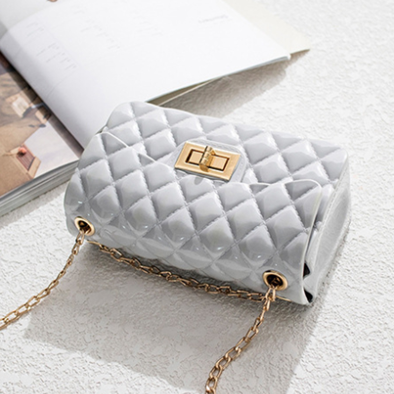 Bolso bandolera de diamantes de moda