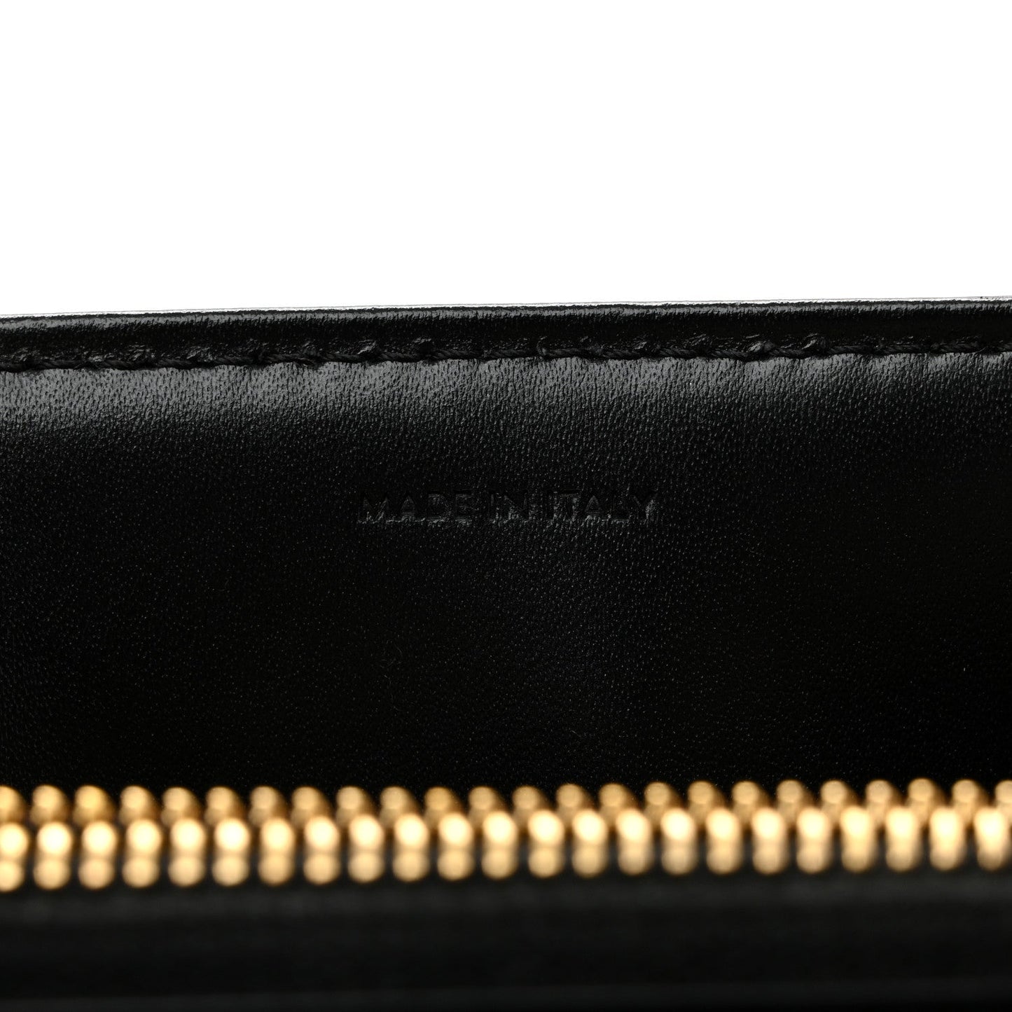 Satinated Calfskin Small 16 Top Handle Bag Black