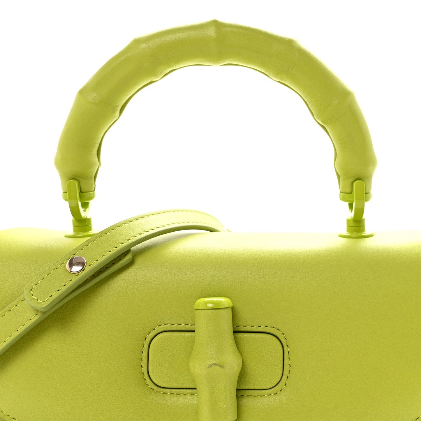 Calfskin Medium Bamboo Diva Green