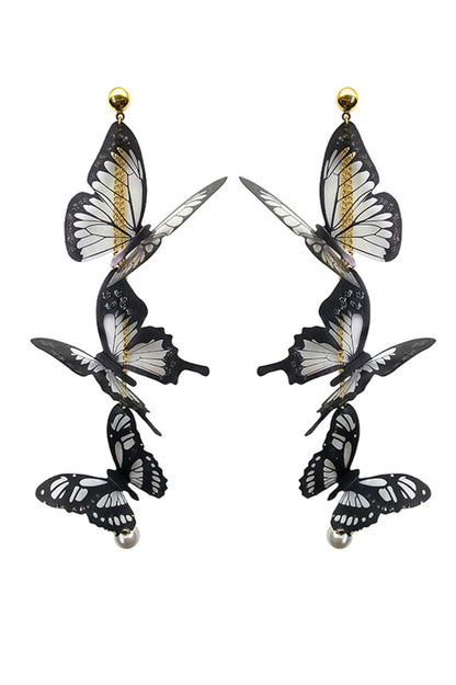 Butterfly Long Pendant Earrings