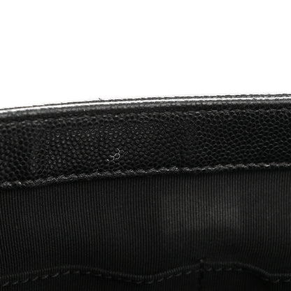 Caviar Quilted Large Boy Flap Black