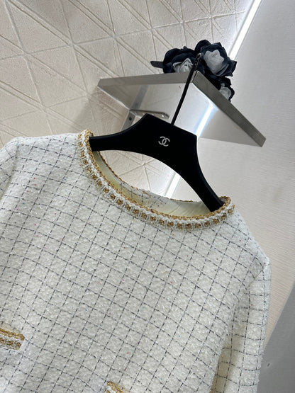 CHANEL BUTTON-BACK DRESS TOP STYLE 286