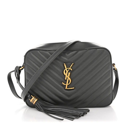 Calfskin Matelasse Monogram Lou Camera Bag Storm