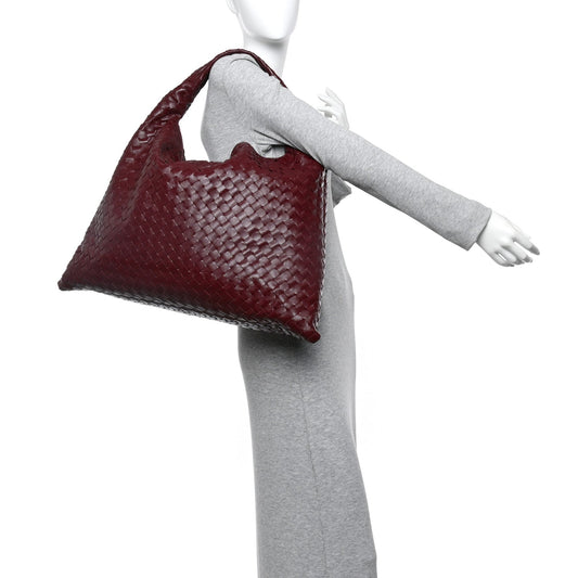 Calfskin Intrecciato Large Hop Barolo