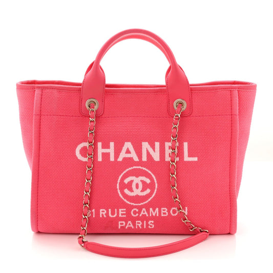 Mixed Fibers Small Deauville Tote  Pink