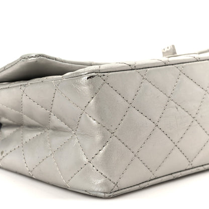 Metallic Lambskin Quilted 2.55 Reissue 226 Flap Silver