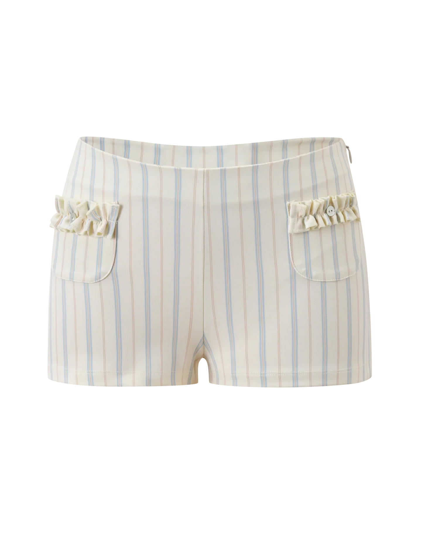 Valerie Ruffle Hot Short - Stripe