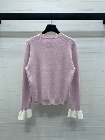 CHANEL WOOL LONG SLEEVE CARDIGAN STYLE 282