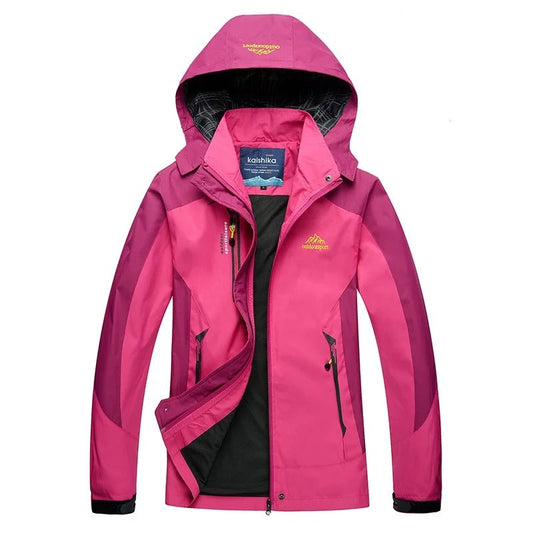 Active Outdoor Stylish Waterproof Ski Jacket with Hood for Women | Great for Outdoor Activities
