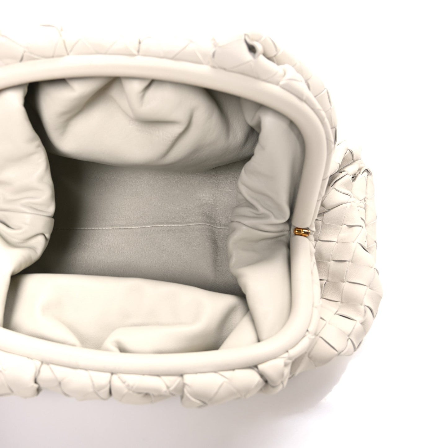 Nappa Maxi Intrecciato The Pouch Oversized Clutch Plaster