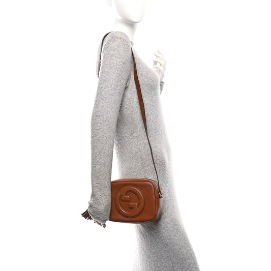 Sakai Be Green Calfskin Diagonal Stitched Small Blondie Shoulder Bag Cuir
