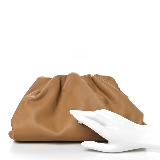 Calfskin Teen Pouch Caramel