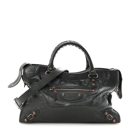 Agneau Giant 12 Rose Gold Hardware City Anthracite