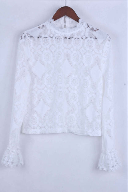 Tops de encaje liso (2 colores)