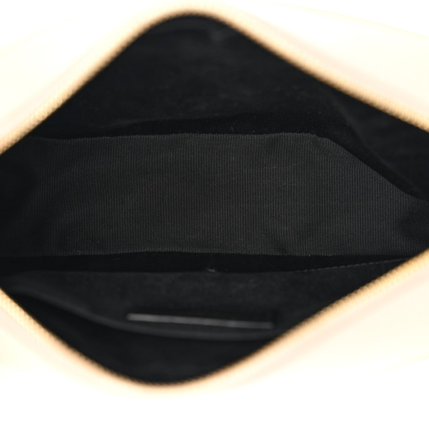 Calfskin Matelasse Monogram Lou Camera Bag Crema Soft
