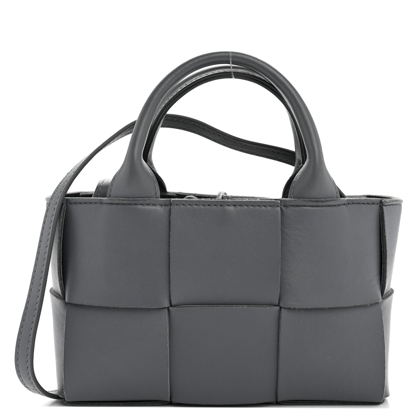 Nappa Maxi Intrecciato Arco Tote Thunder