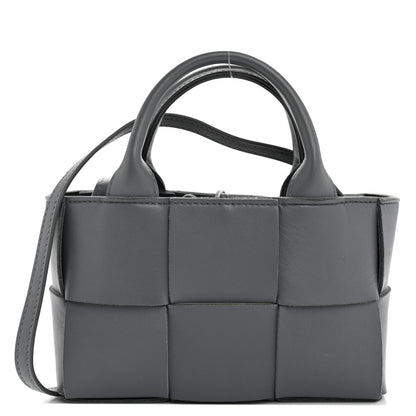 Nappa Maxi Intrecciato Arco Tote Thunder