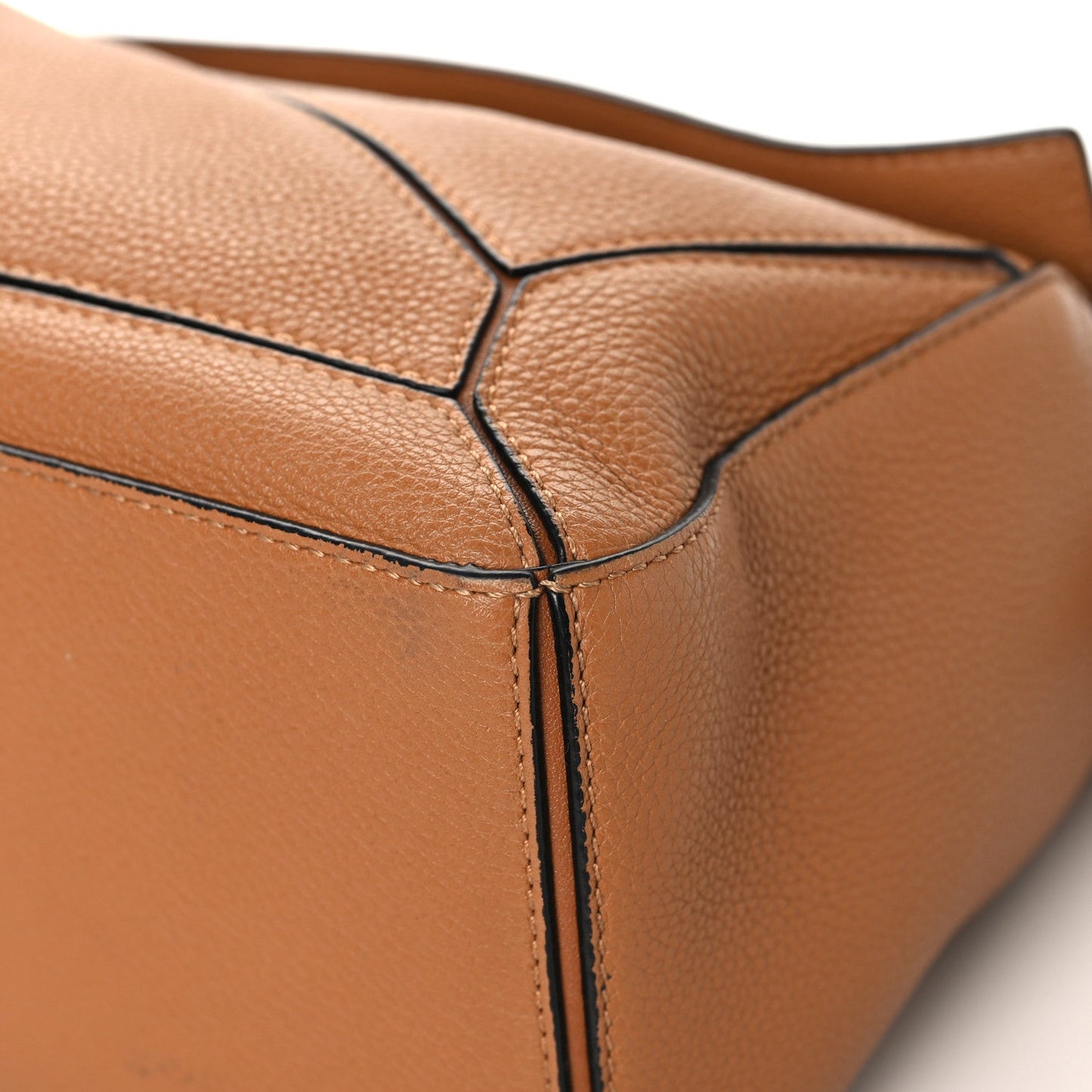 Calfskin Small Puzzle Bag Tan