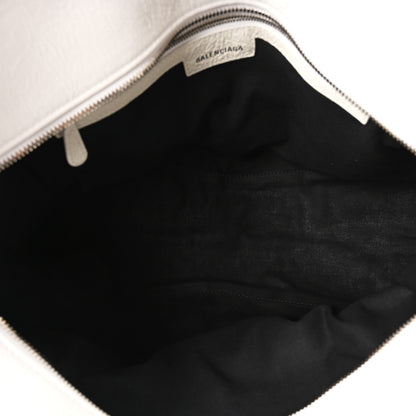 Agneau Arena Neo Cagole City Handbag Optic White