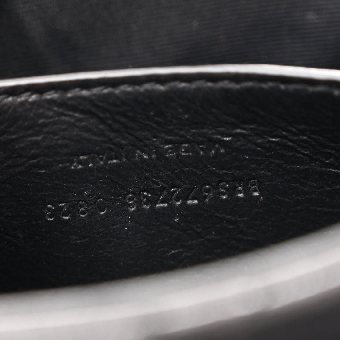Lambskin Quilted Monogram Mini Nolita Black