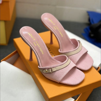 LOUIS VUITTON 6AM MULE ROSE 1ADIFX