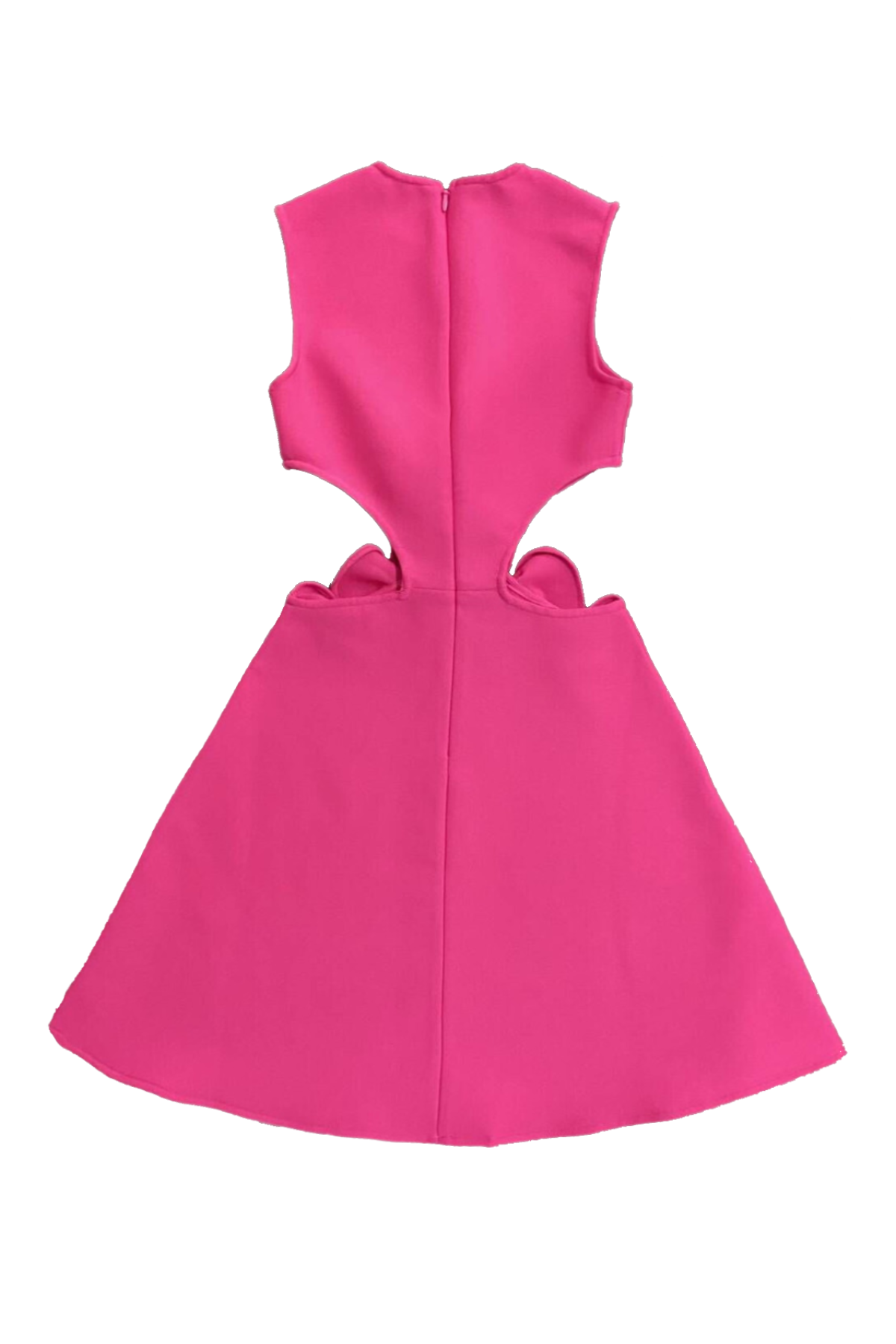 Vestido mini con aberturas florales Chaya 