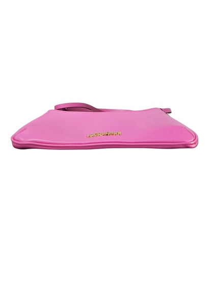 Jacquemus Pink Leather Le Bisou Perle Shoulder Bag