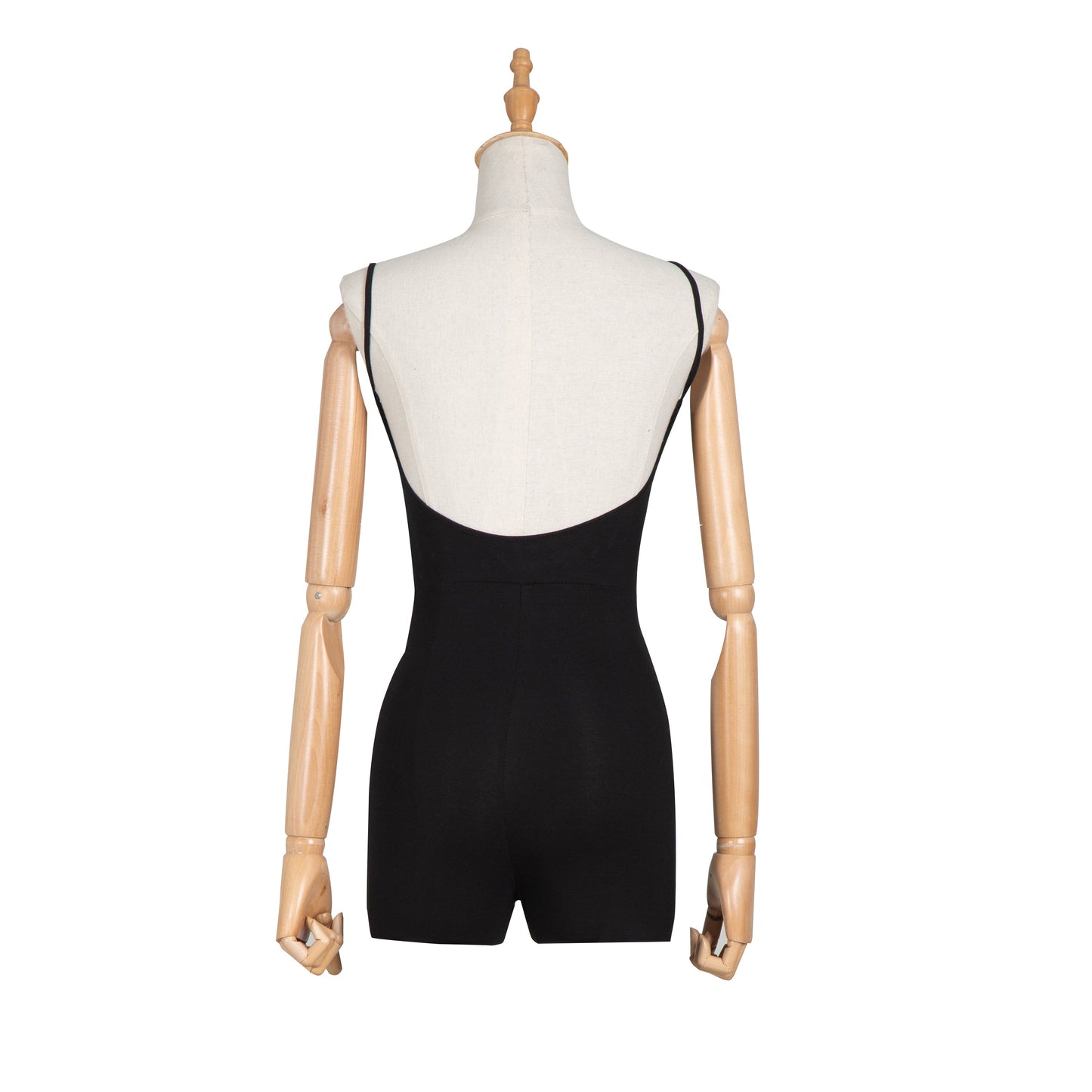 Mono deportivo sexy de tirantes ajustado sin espalda y con escote pronunciado para fitness